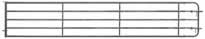 Weidezauntor, verstellbar von 5-6 m