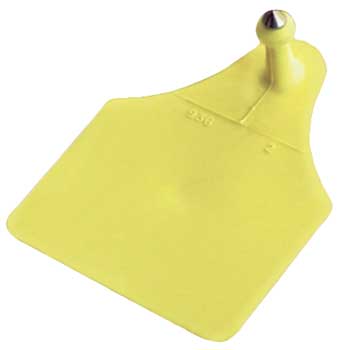 Ohrmarke Senior, männlich, 100-Stück-Tüte ungeprägt